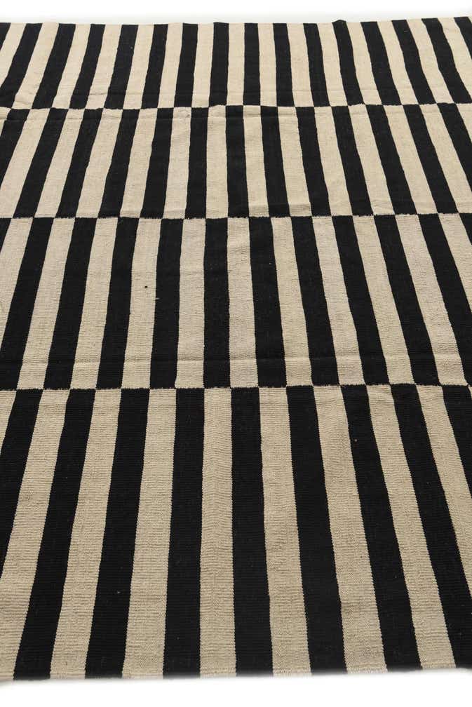 8' 7 x 9' 7 Hand Woven Kilim Modern Wool Rug