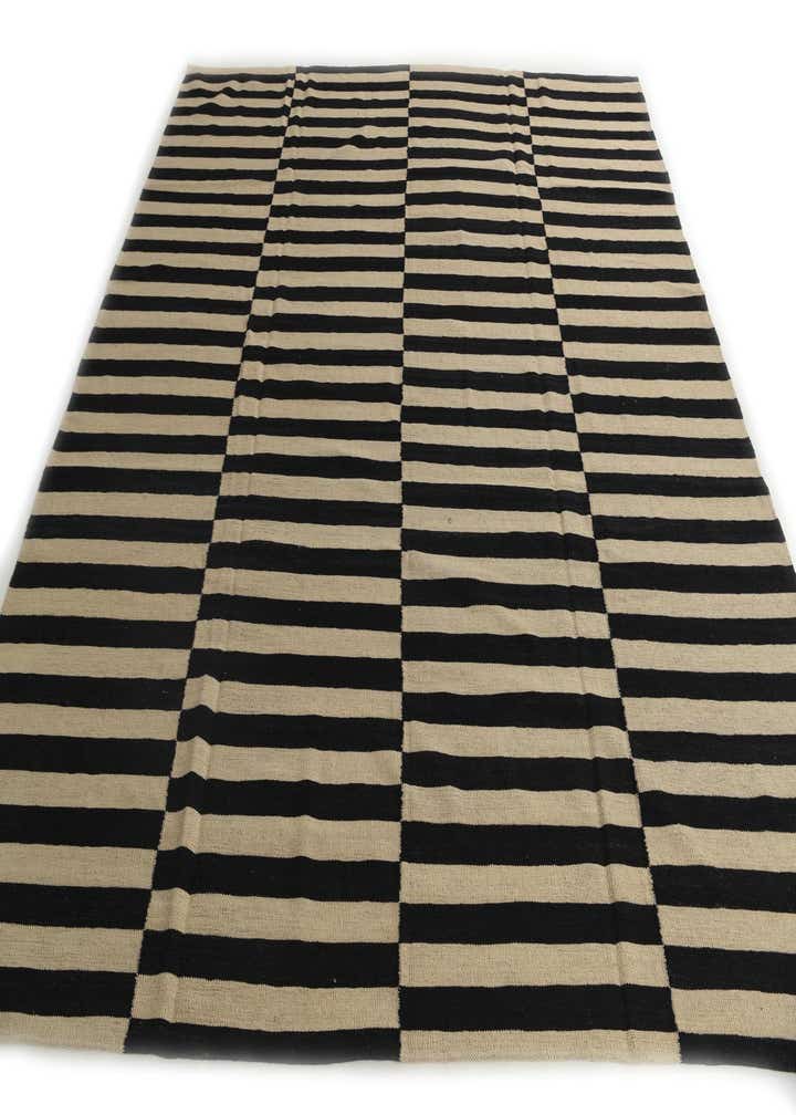 8' 9 x 9' 8 Hand Woven Kilim Modern Wool Rug