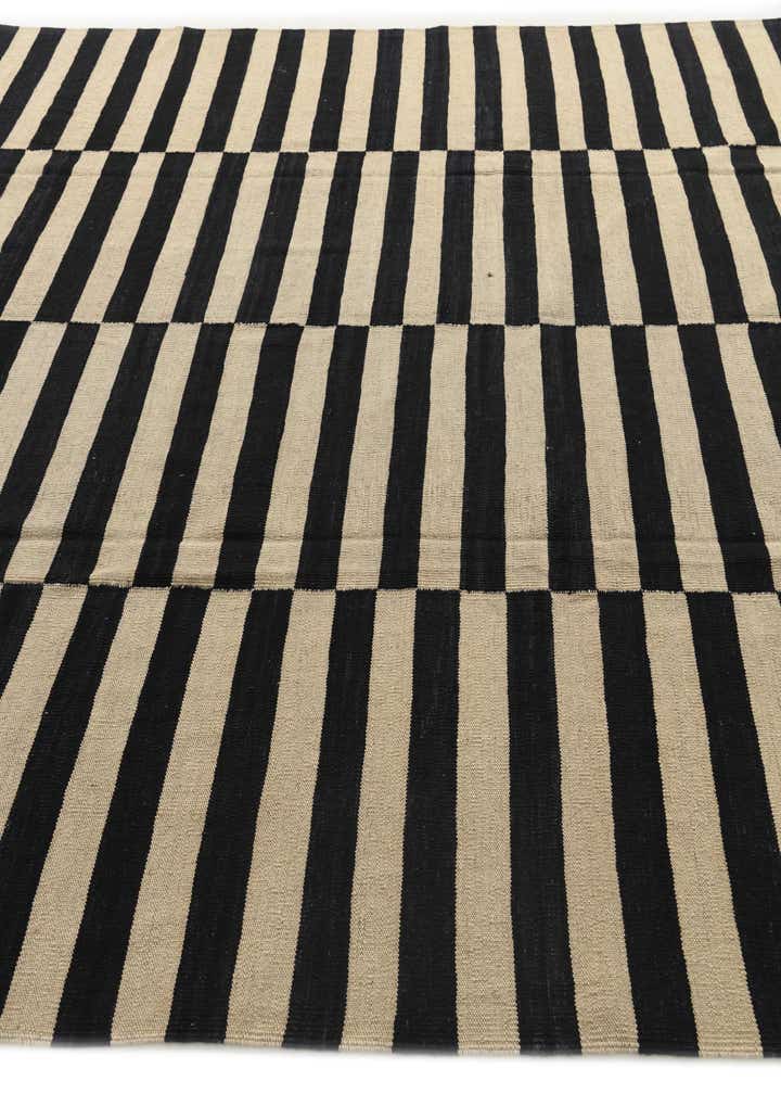 8' 9 x 9' 8 Hand Woven Kilim Modern Wool Rug