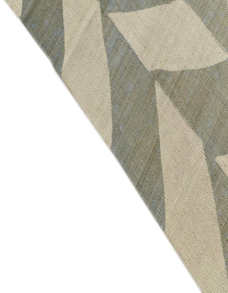 Detail image of 8' 6 x 9' 6  Hand Woven Kilim Modern Wool Rug