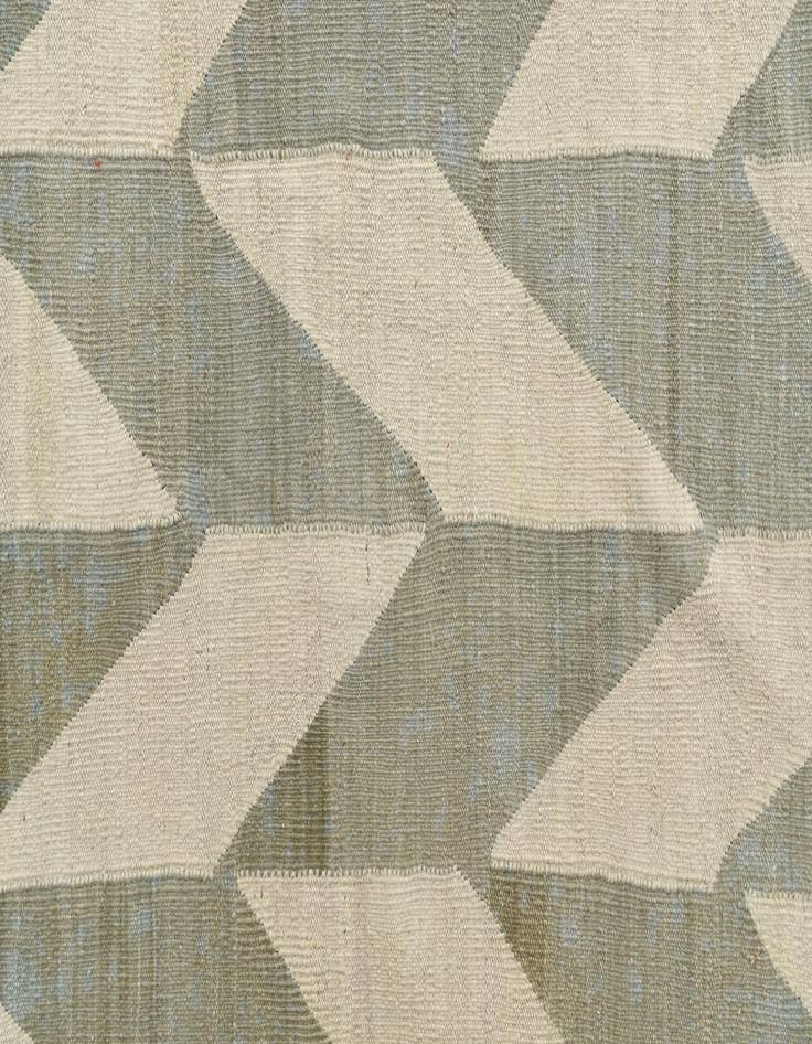 Detail image of 8' 6 x 9' 6  Hand Woven Kilim Modern Wool Rug