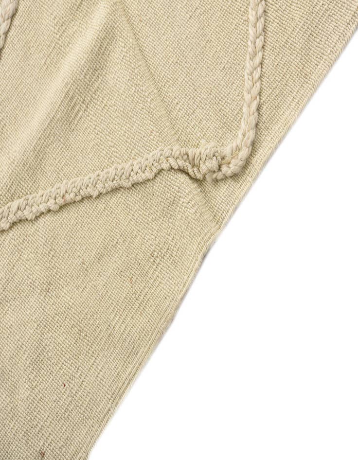 Detail image of 3' 3 x 4' 9  Hand Woven Kilim Modern Wool Rug