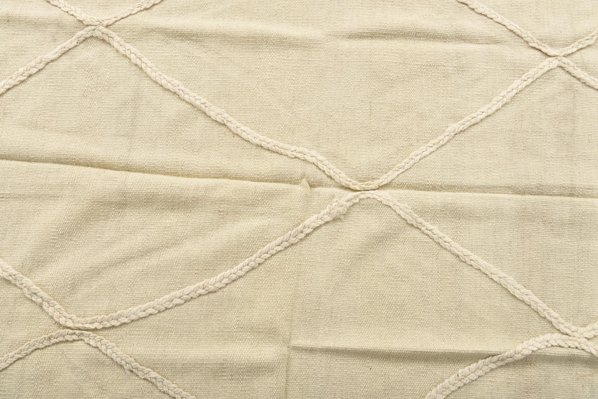 3' 3 x 4' 9 Hand Woven Kilim Modern Wool Rug