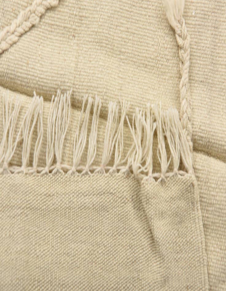 Detail image of 3' 3 x 4' 9  Hand Woven Kilim Modern Wool Rug