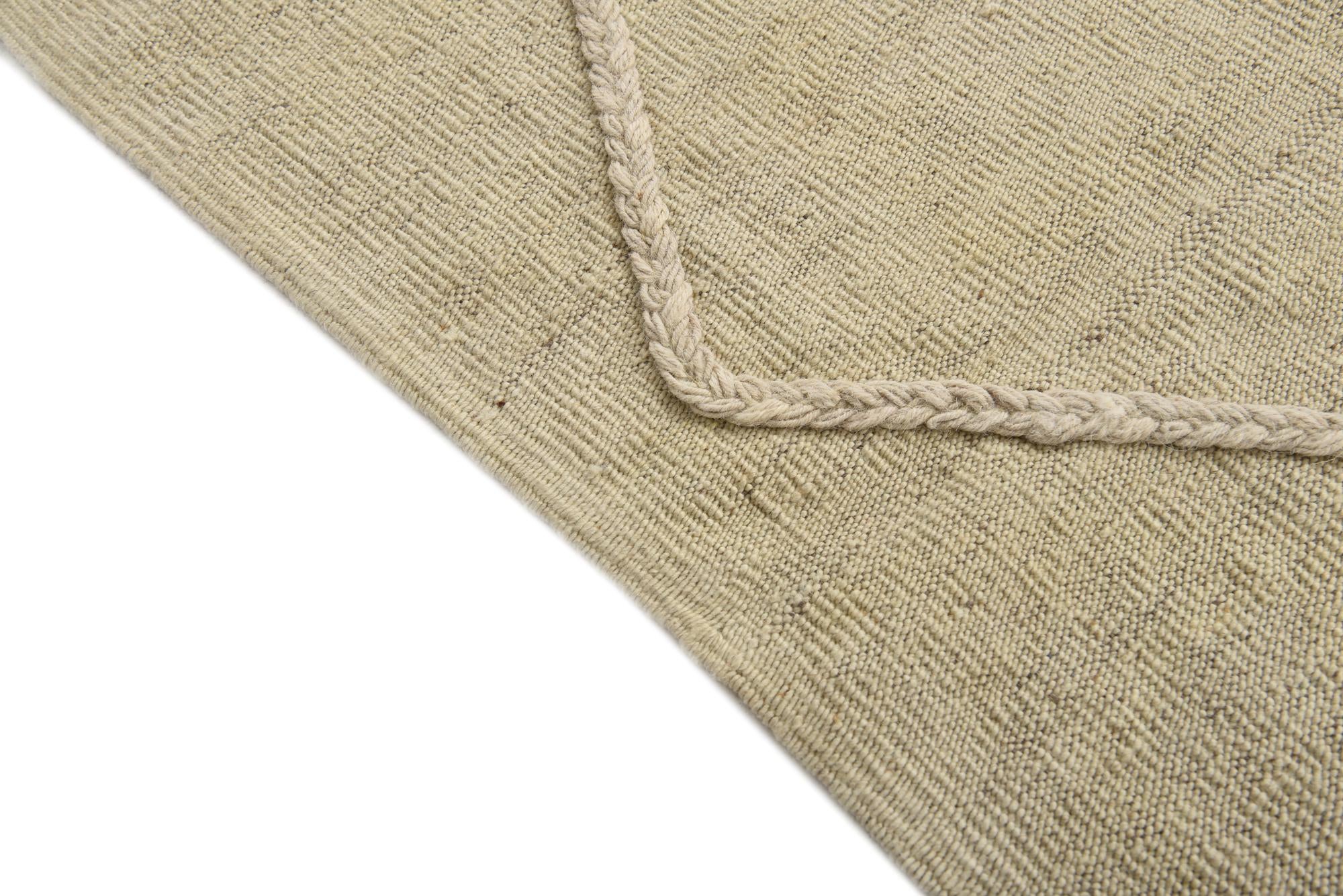 5' x 6' 5 Hand Woven Kilim Modern Wool Rug