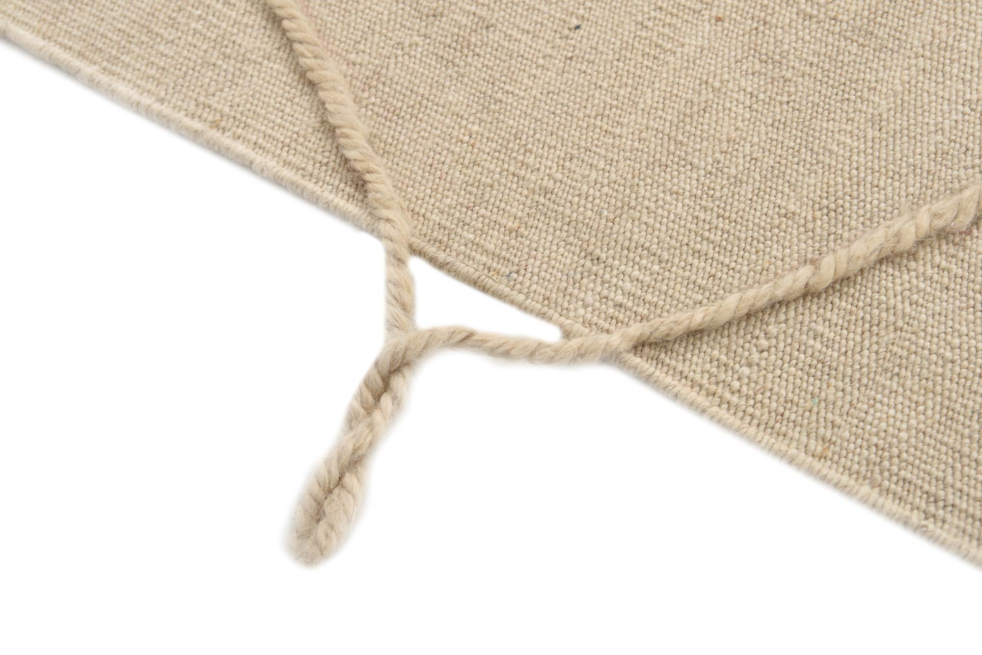 3' 5 x 5' Hand Woven Kilim Modern Wool Rug