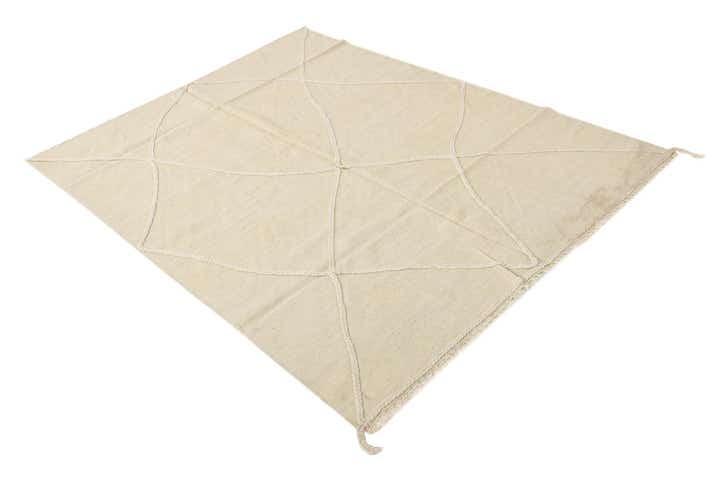 5' x 6' 5 Hand Woven Kilim Modern Wool Rug