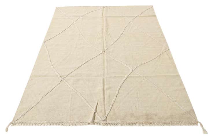 5' x 6' 5 Hand Woven Kilim Modern Wool Rug