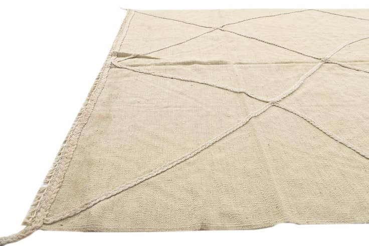 Detail image of 5' x 6' 5 Hand Woven Kilim Modern Wool Rug