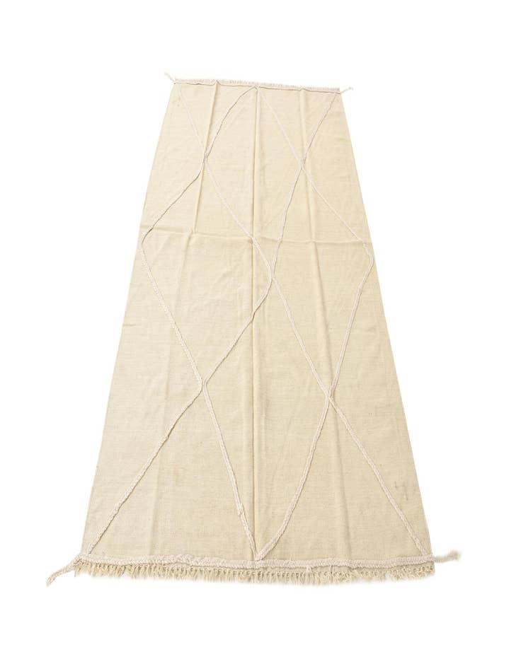 Detail image of 4' 8 x 7' 3  Hand Woven Kilim Modern Wool Rug