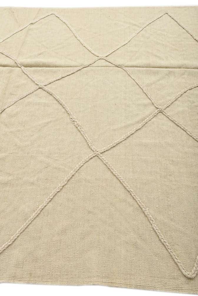 5' 6 x 8' Hand Woven Kilim Modern Wool Rug
