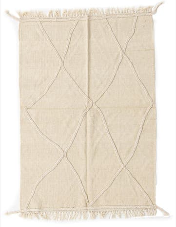 3' 6 x 5' Hand Woven Kilim Modern Wool Rug
