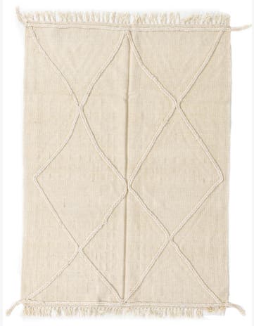 3' 5 x 4' 10 Hand Woven Kilim Modern Wool Rug