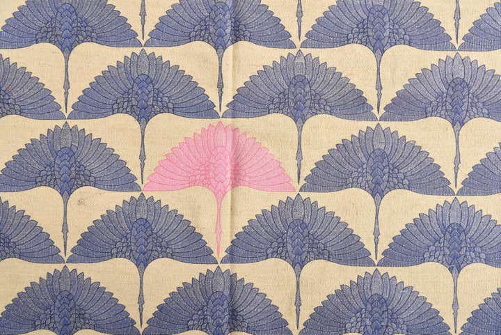 5' 7 x 7' 9 Hand Woven Kilim Modern Wool Rug