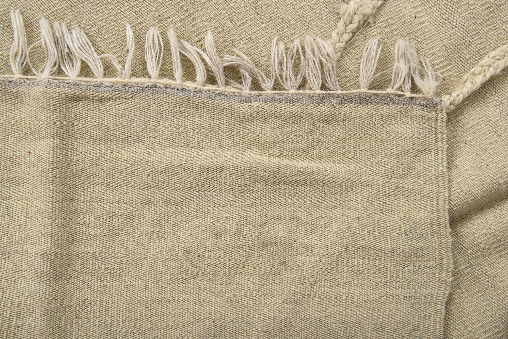 5' x 6' 8 Hand Woven Kilim Modern Wool Rug