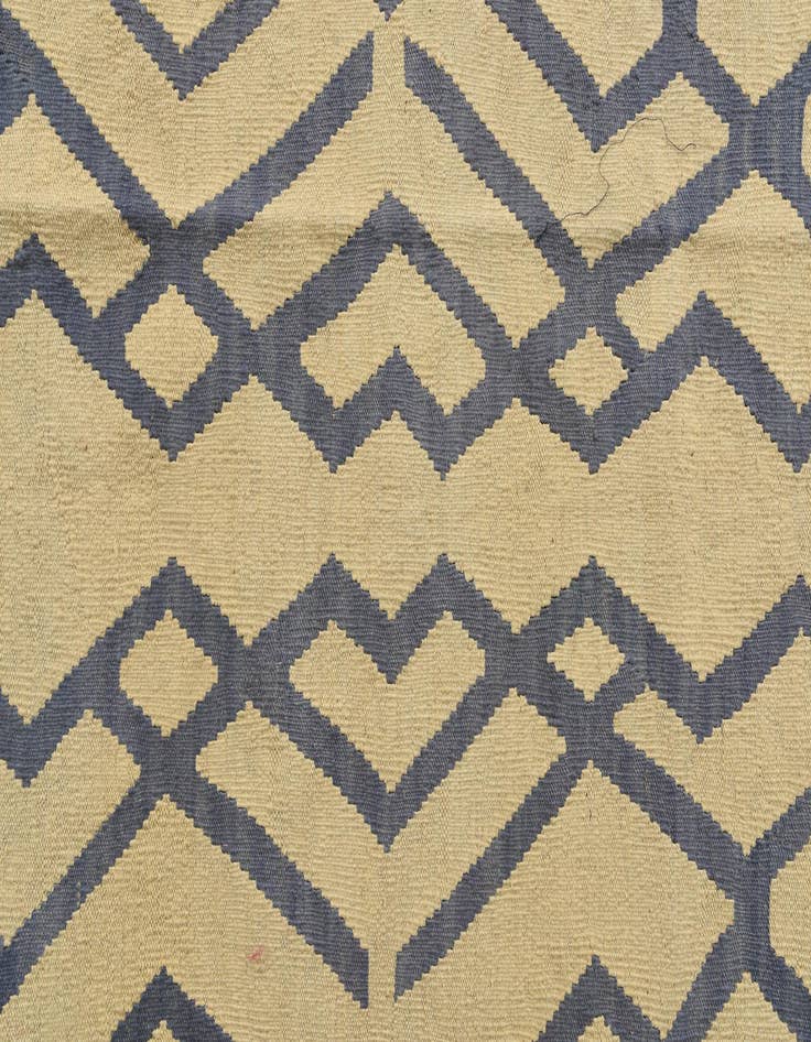 Detail image of 6' 2 x 7' 9  Hand Woven Kilim Modern Wool Rug
