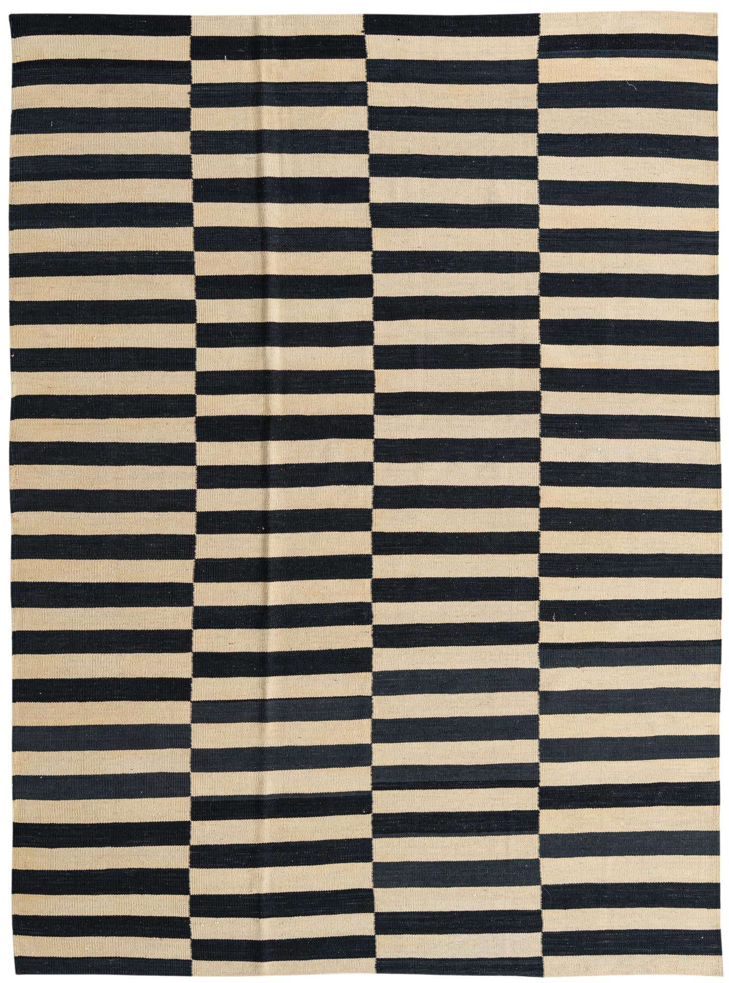 5' 9 x 7' 9 Hand Woven Kilim Modern Wool Rug