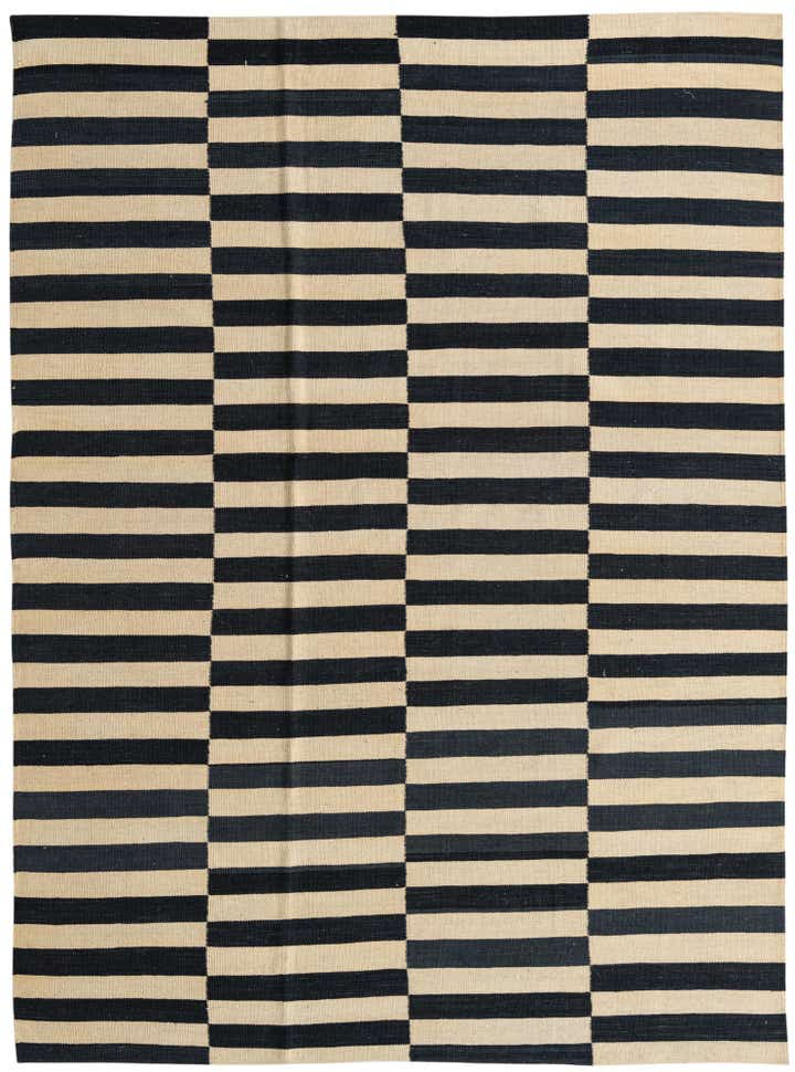 5' 9 x 7' 9 Hand Woven Kilim Modern Wool Rug