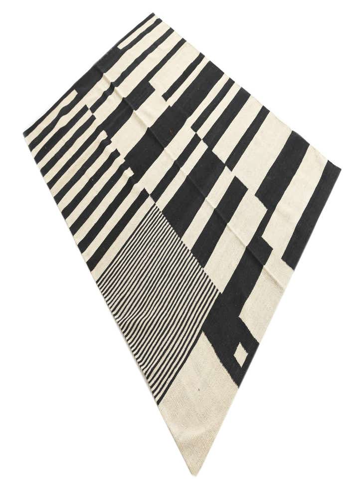 5' x 7' Hand Woven Kilim Modern Wool Rug