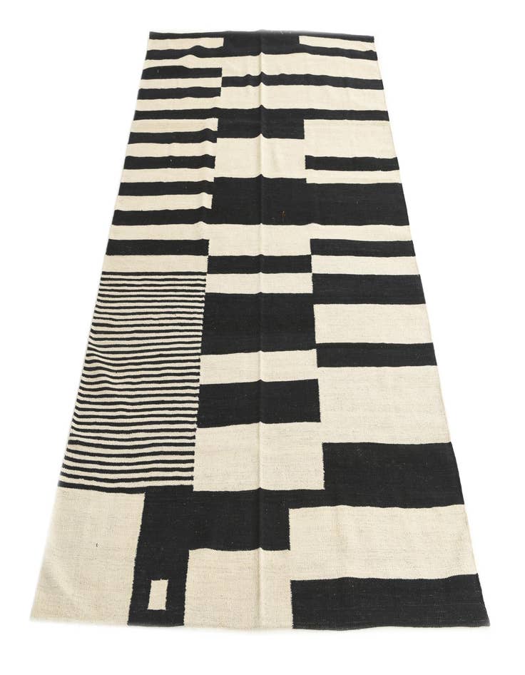 Detail image of 5' x 7' Hand Woven Kilim Modern Wool Rug