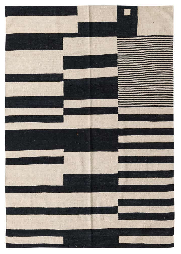 5' x 7' Hand Woven Kilim Modern Wool Rug