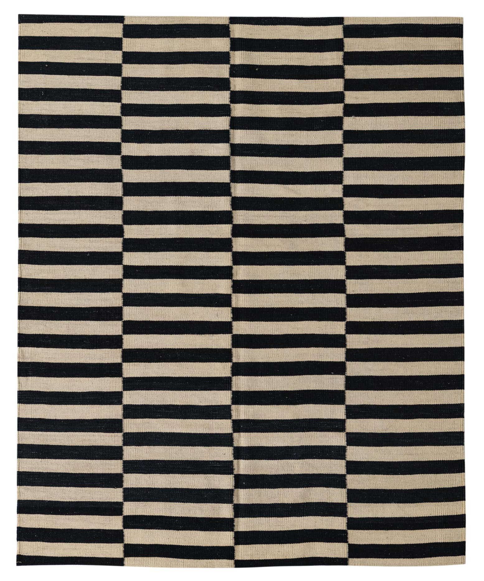5' 1 x 6' 3 Hand Woven Kilim Modern Wool Rug