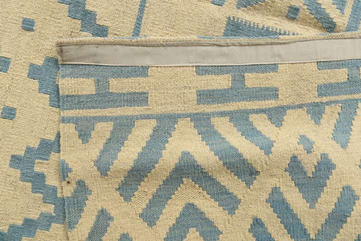6' 6 x 9' 6 Hand Woven Kilim Modern Wool Rug