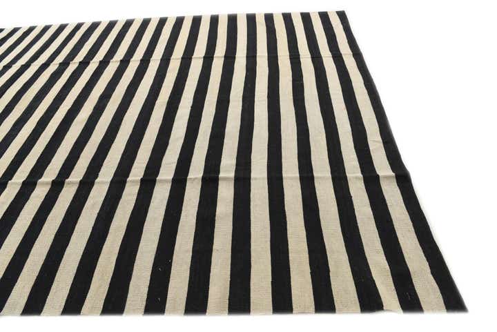 8' 3 x 9' 9 Hand Woven Kilim Modern Wool Rug