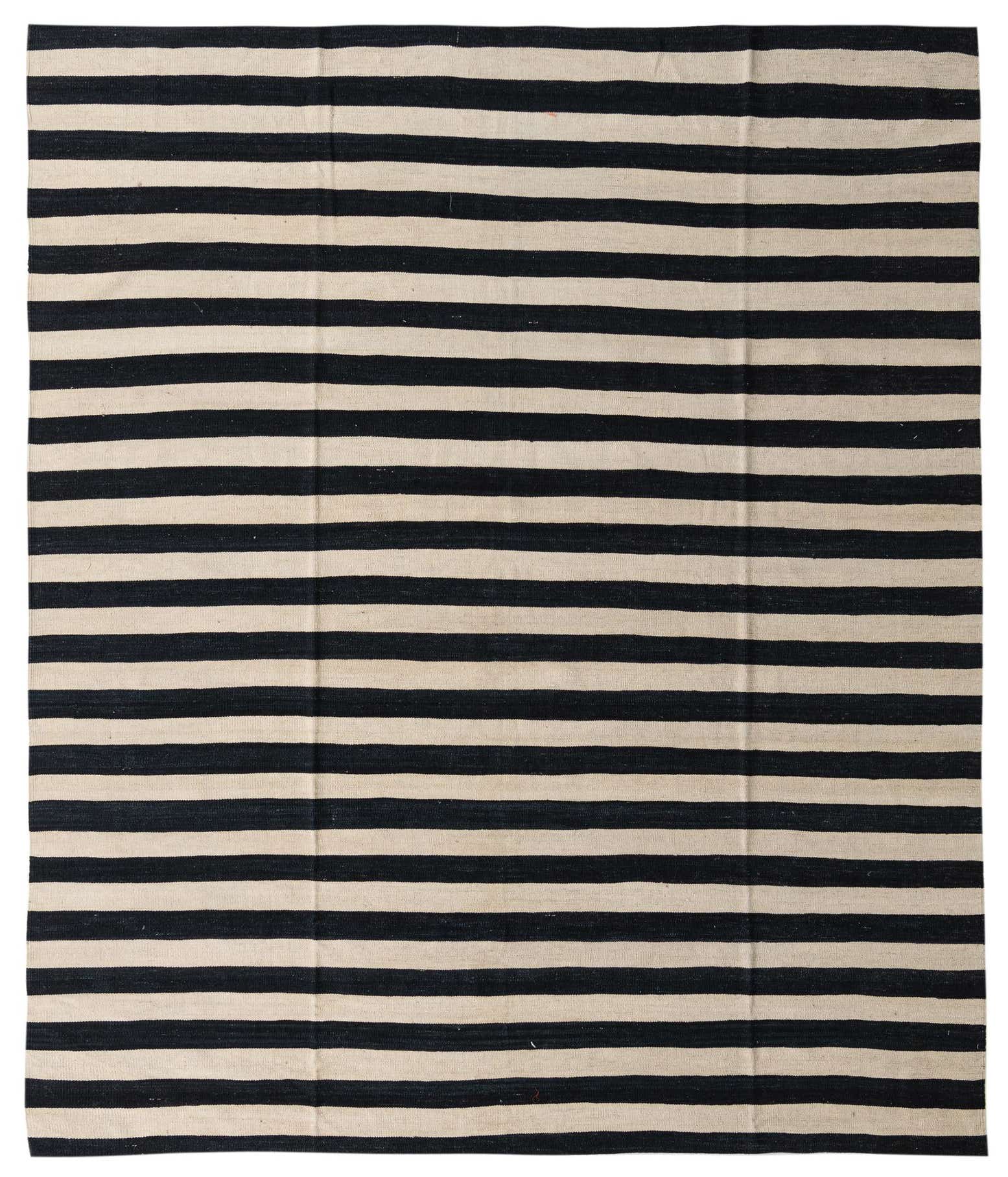 8' 3 x 9' 9 Hand Woven Kilim Modern Wool Rug