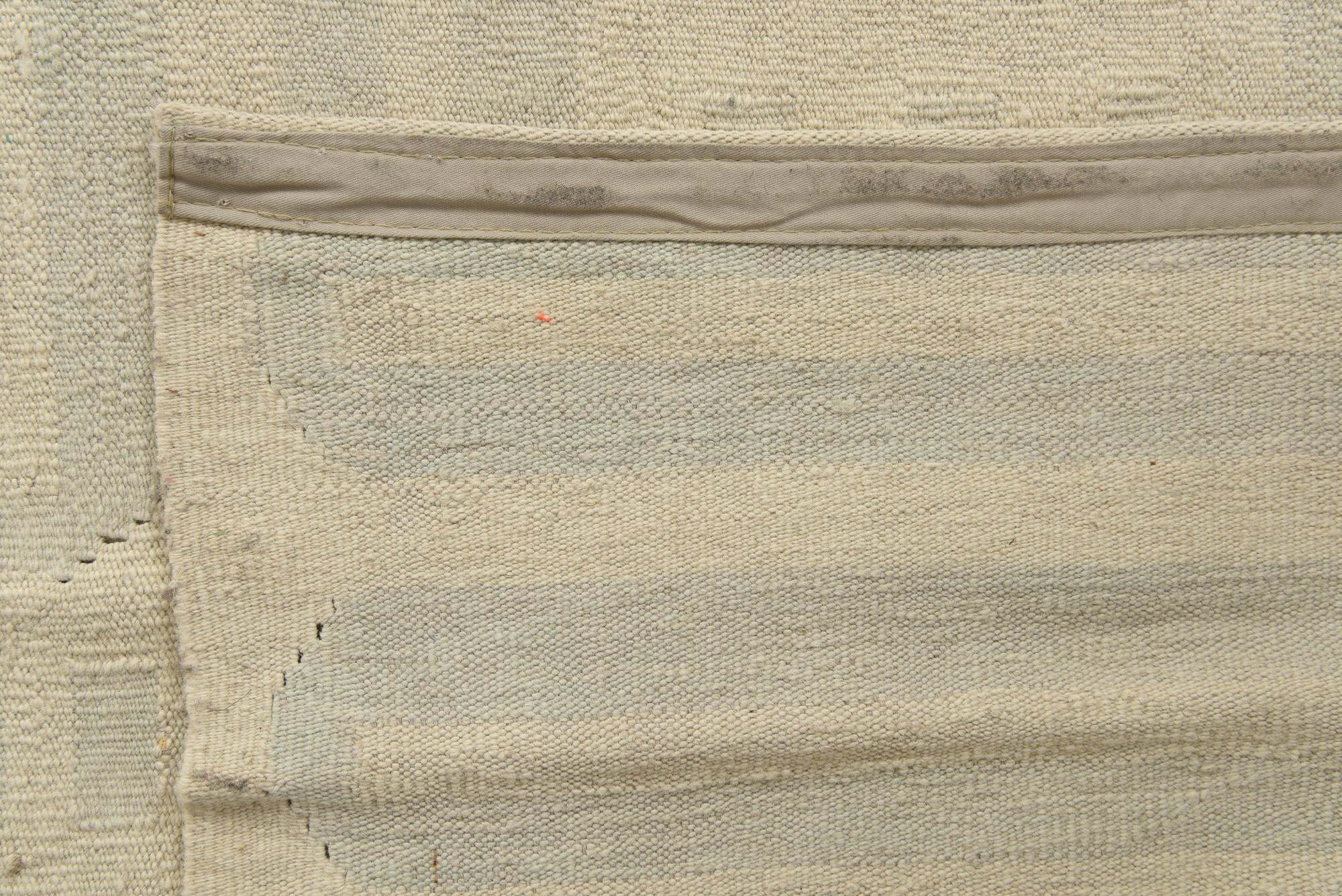 5' 9 x 7' 7 Hand Woven Kilim Modern Wool Rug
