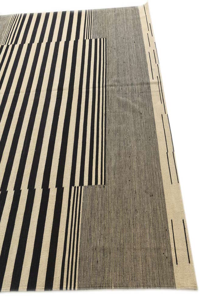 7' x 9' 8 Hand Woven Kilim Modern Wool Rug