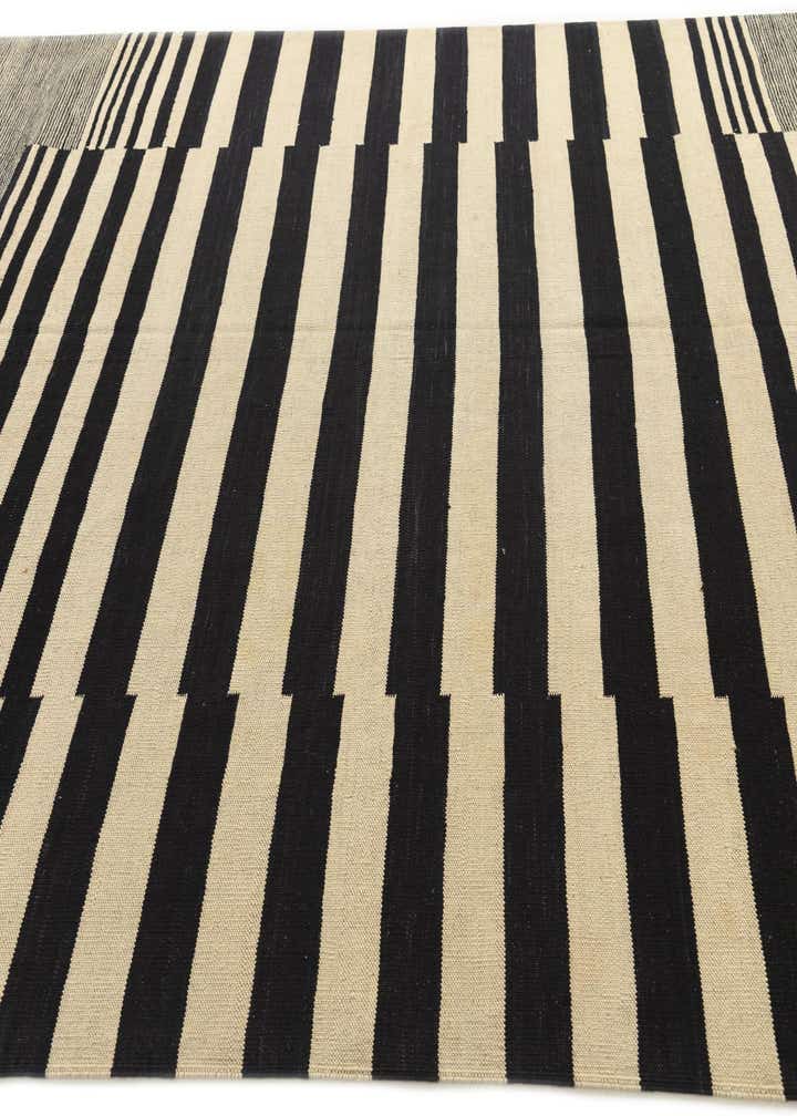 7' x 9' 8 Hand Woven Kilim Modern Wool Rug