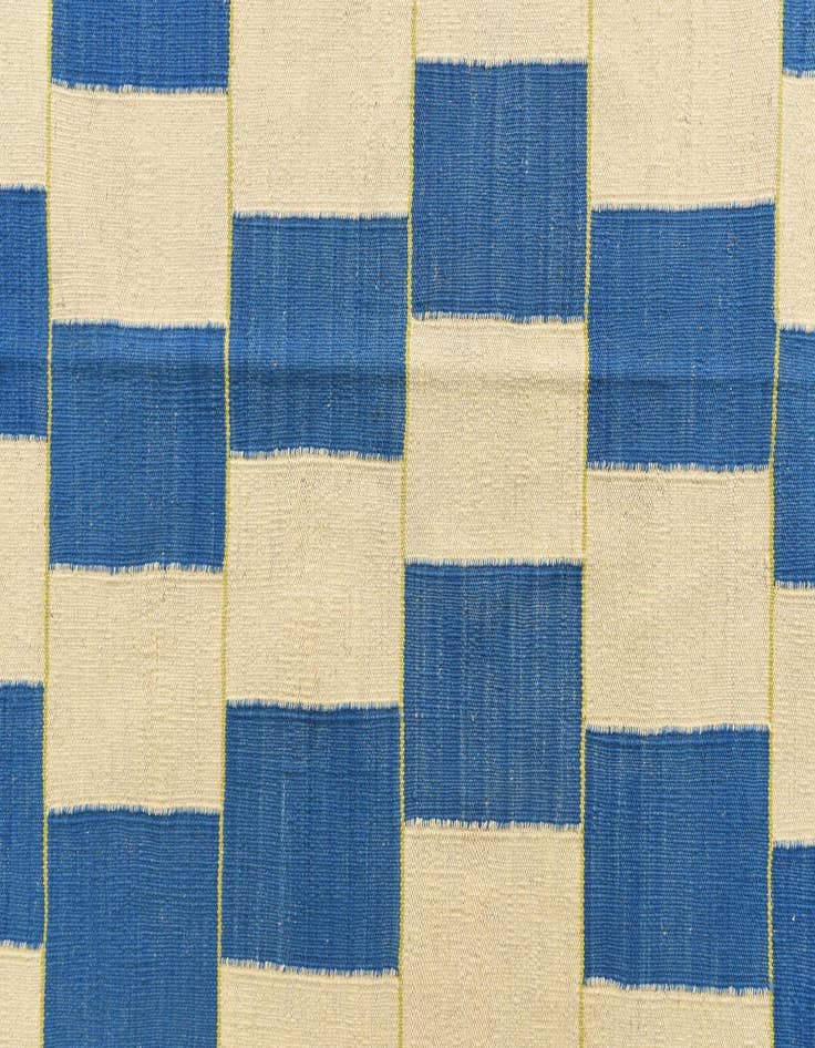 Detail image of 7' 2 x 9' 8  Hand Woven Kilim Modern Wool Rug
