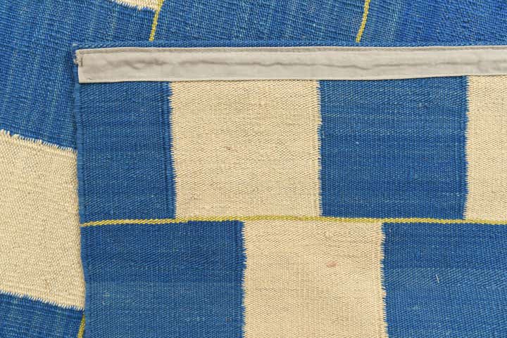 7' 2 x 9' 8 Hand Woven Kilim Modern Wool Rug