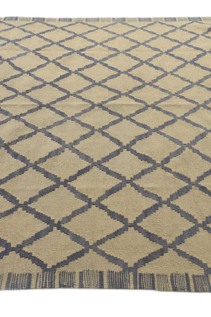 5' 9 x 7' 10 Hand Woven Kilim Modern Wool Rug