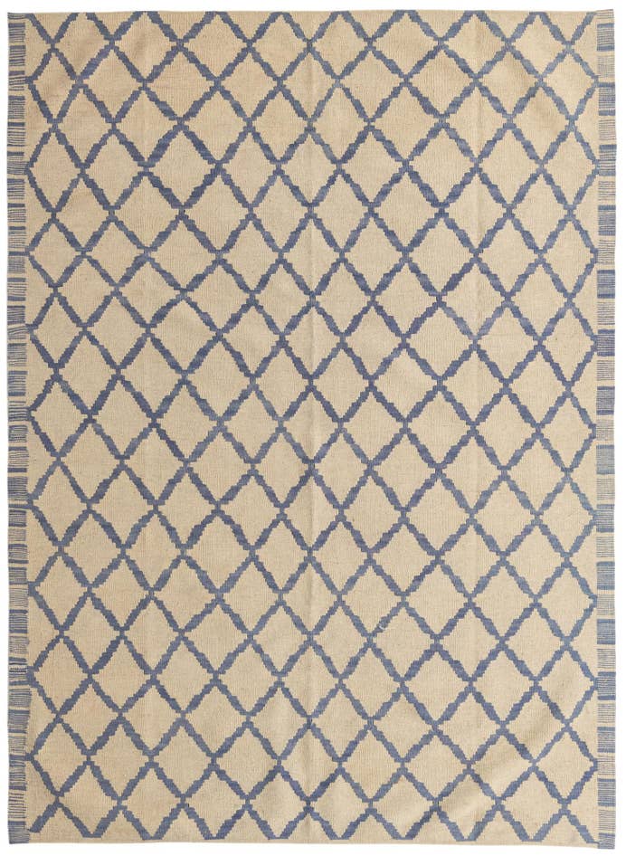 Detail image of 5' 9 x 7' 10 Hand Woven Kilim Modern Wool Rug