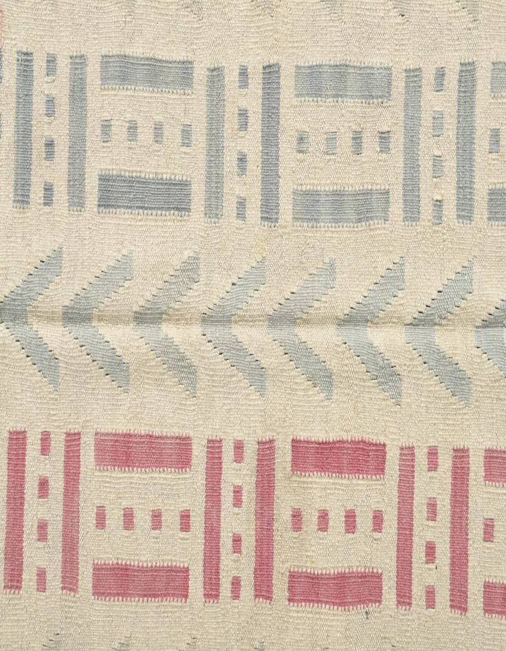 Detail image of 4' 10 x 6' 5  Hand Woven Kilim Modern Wool Rug