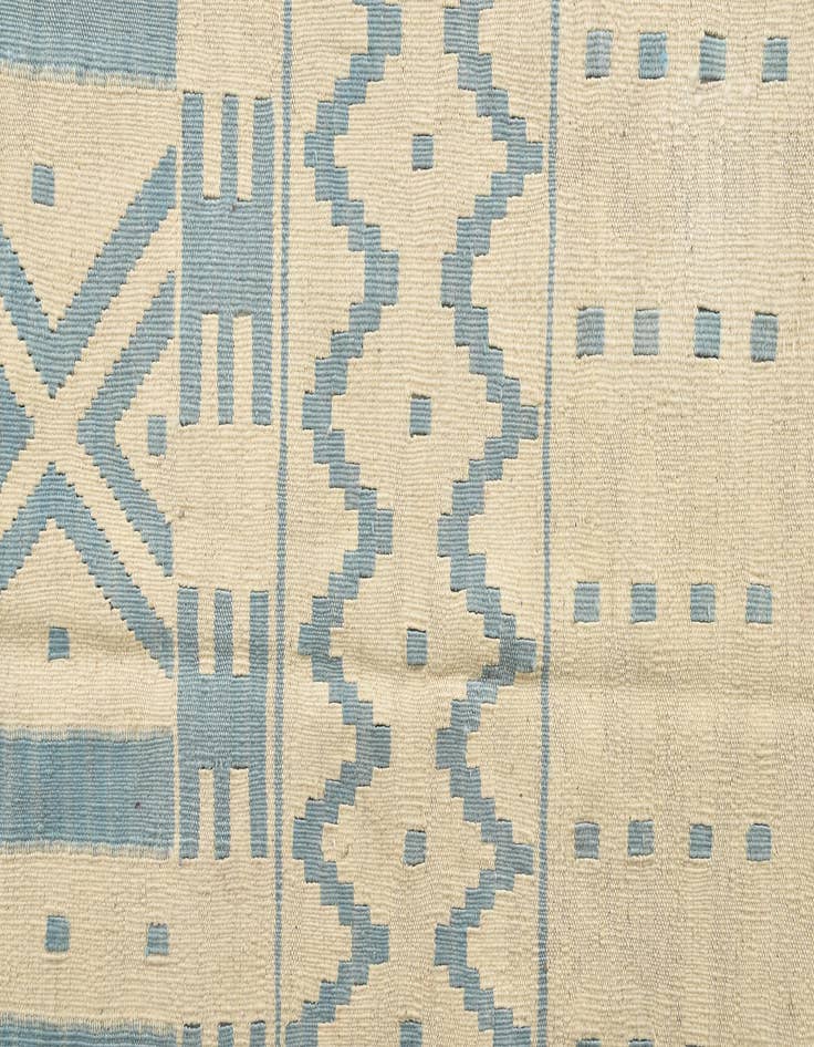Detail image of 6' 9 x 9' 10  Hand Woven Kilim Modern Wool Rug