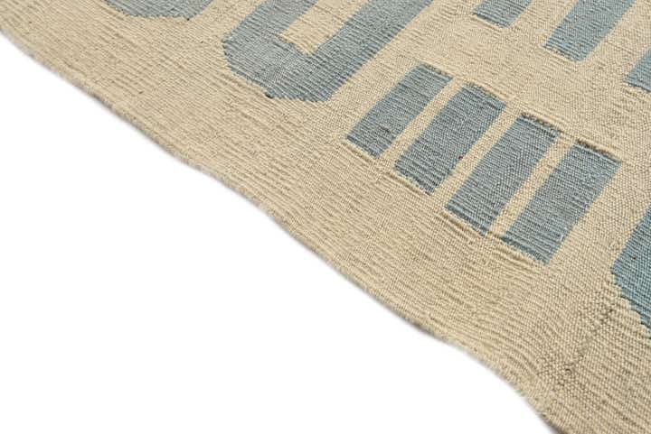 6' 9 x 9' 6 Hand Woven Kilim Modern Wool Rug