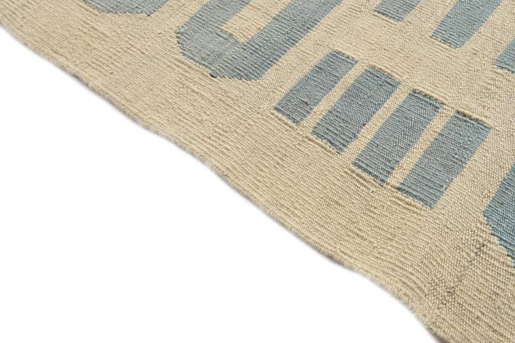 Detail image of 6' 9 x 9' 6 Hand Woven Kilim Modern Wool Rug