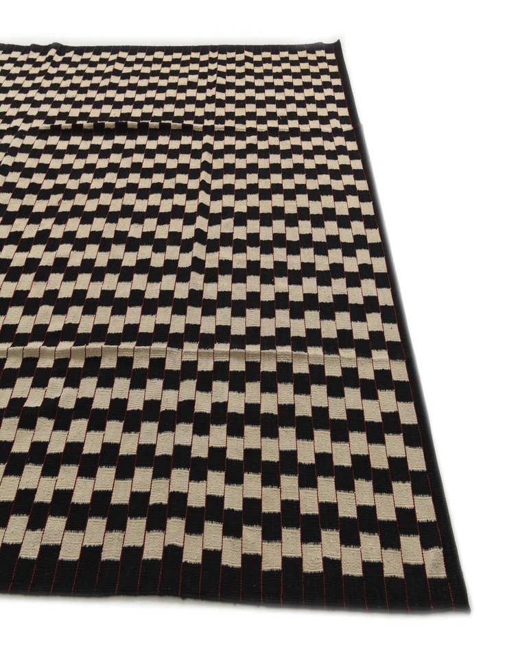 Detail image of 8' 4 x 9' 5 Hand Woven Kilim Modern Wool Rug