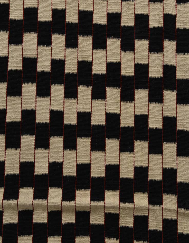 Detail image of 8' 4 x 9' 5 Hand Woven Kilim Modern Wool Rug