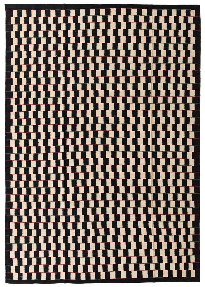 8' 4 x 9' 5 Hand Woven Kilim Modern Wool Rug