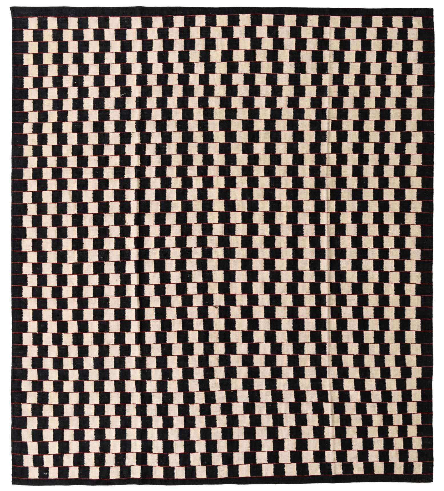 8' 4 x 9' 5 Hand Woven Kilim Modern Wool Rug