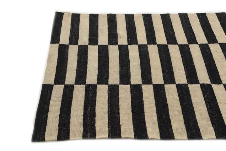 3' 6 x 5' Hand Woven Kilim Modern Wool Rug