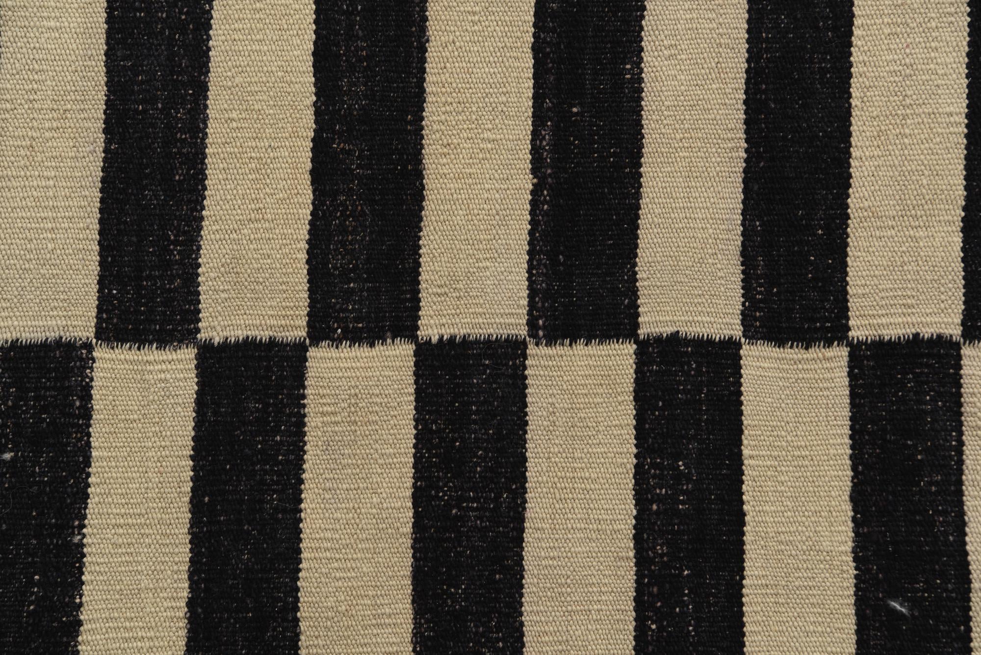 3' 6 x 5' Hand Woven Kilim Modern Wool Rug
