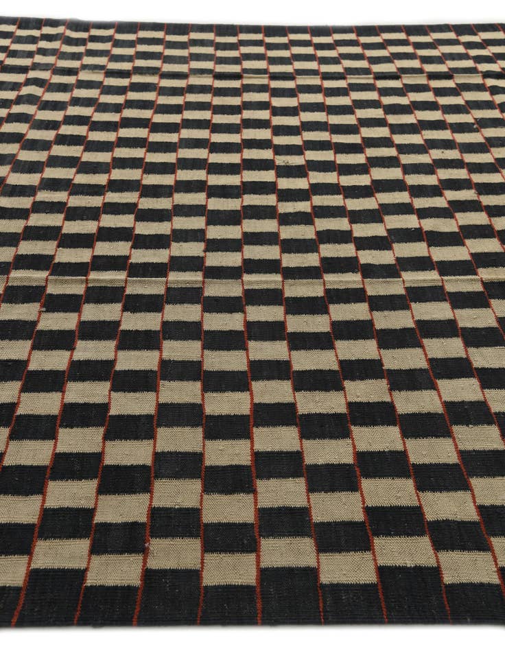 Detail image of 8' x 11' 4  Hand Woven Kilim Modern Wool Rug