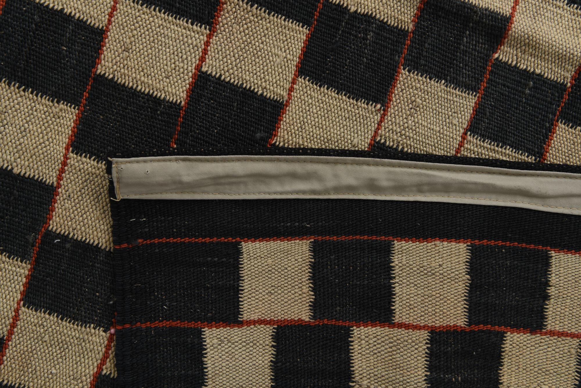 8' x 11' 4 Hand Woven Kilim Modern Wool Rug