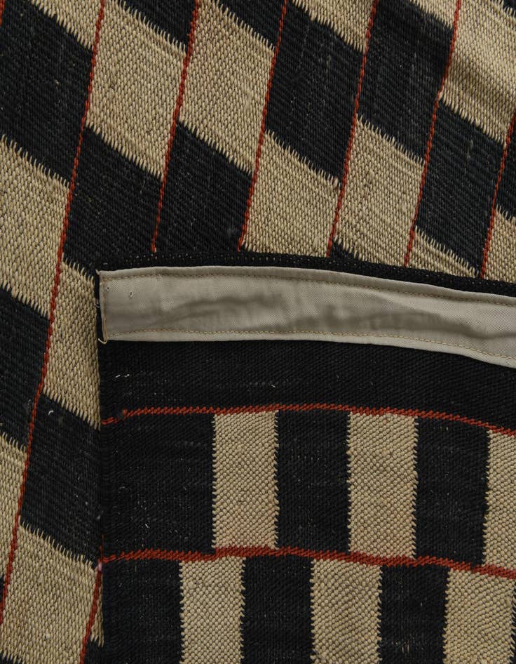 Detail image of 8' x 11' 4  Hand Woven Kilim Modern Wool Rug