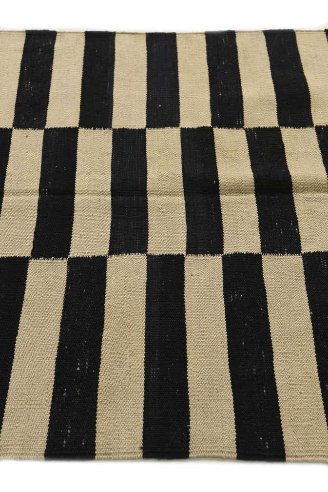 3' 4 x 5' 2 Hand Woven Kilim Modern Wool Rug